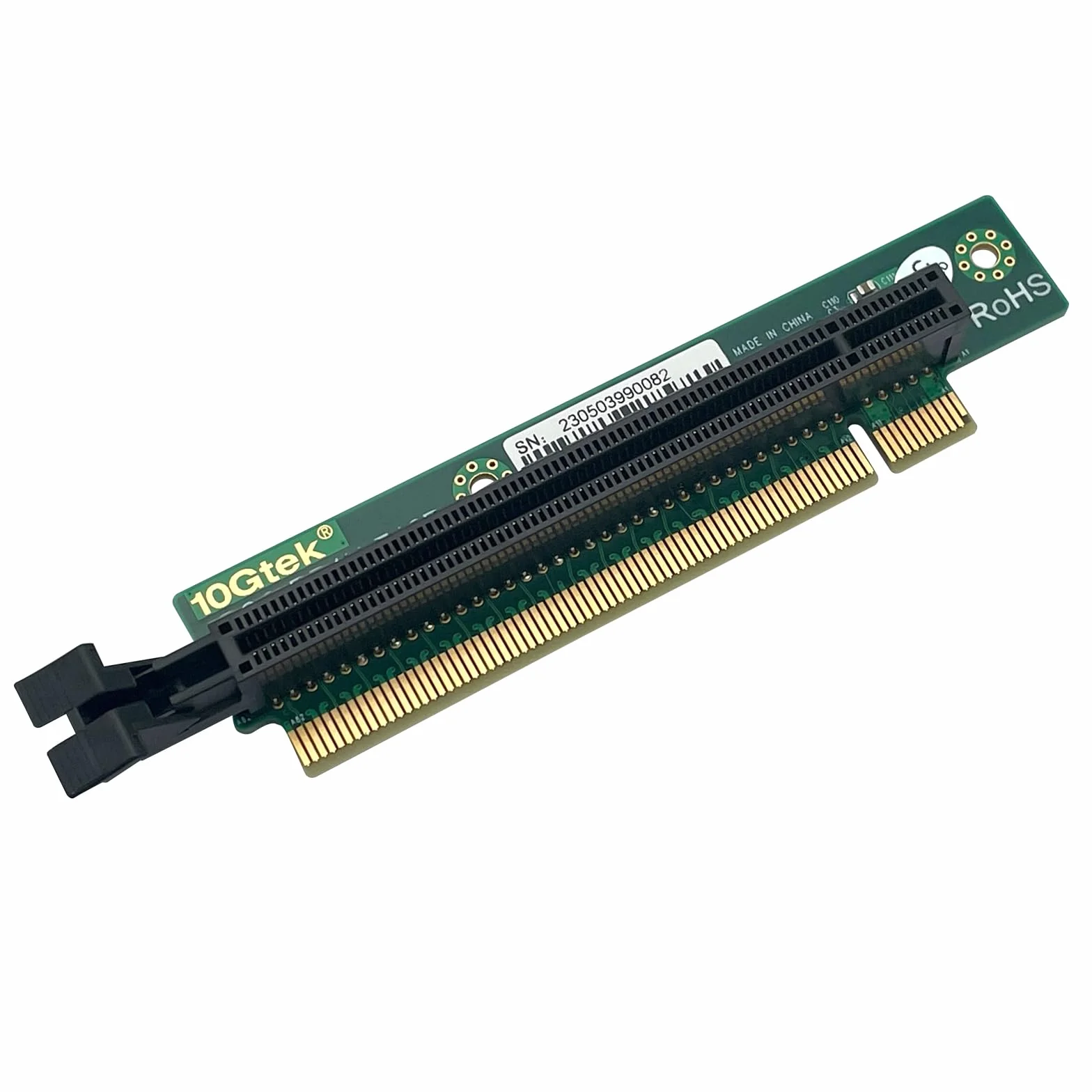ipolex Dla Supermicro RSC-R1UTP-E16R, PCIe X16 męski do dwóch żeńskich gniazd Riser Card