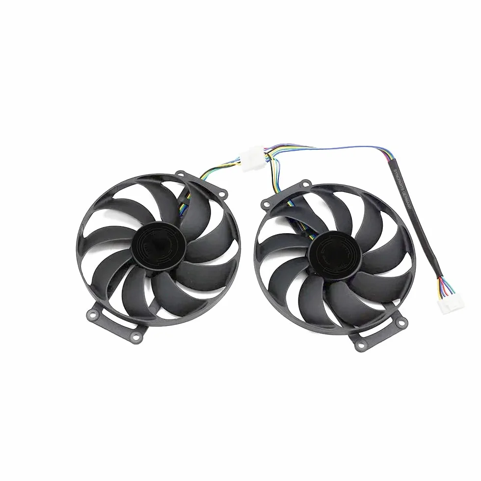 Wentylator karty graficznej do ASUS Dual RTX 2070 EVO V2, RTX 1660 EVO, ASUS Dual GeForce RTX 2060 SUPER EVO V2, 87 mm, zestaw 2 szt
