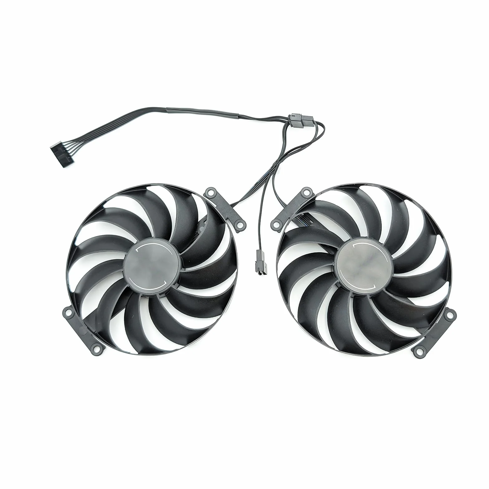 Wentylator do kart graficznych ASUS GeForce RTX 3070 OC, RTX 3060 Ti, DUAL RADEON RX 6700 XT 12 GB, 95 mm, zestaw 2 szt