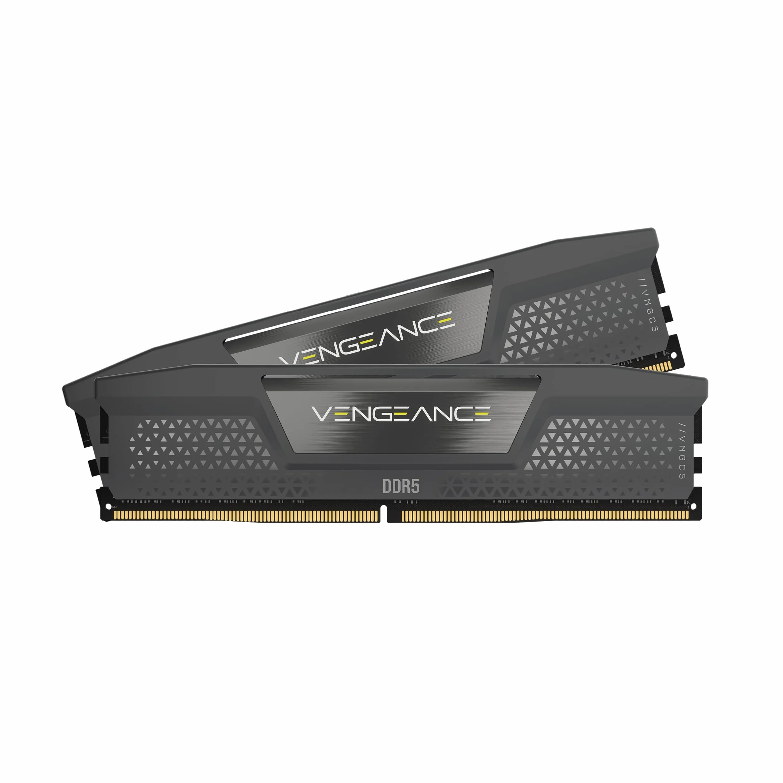 CORSAIR VENGEANCE DDR5 RAM 32GB (2x16GB) do 6400MHz CL36-48-48-104 1.35V AMD EXPO Intel XMP 3.0 RAM do Komputera – Szary (CMK32GX5M2B6400Z36)