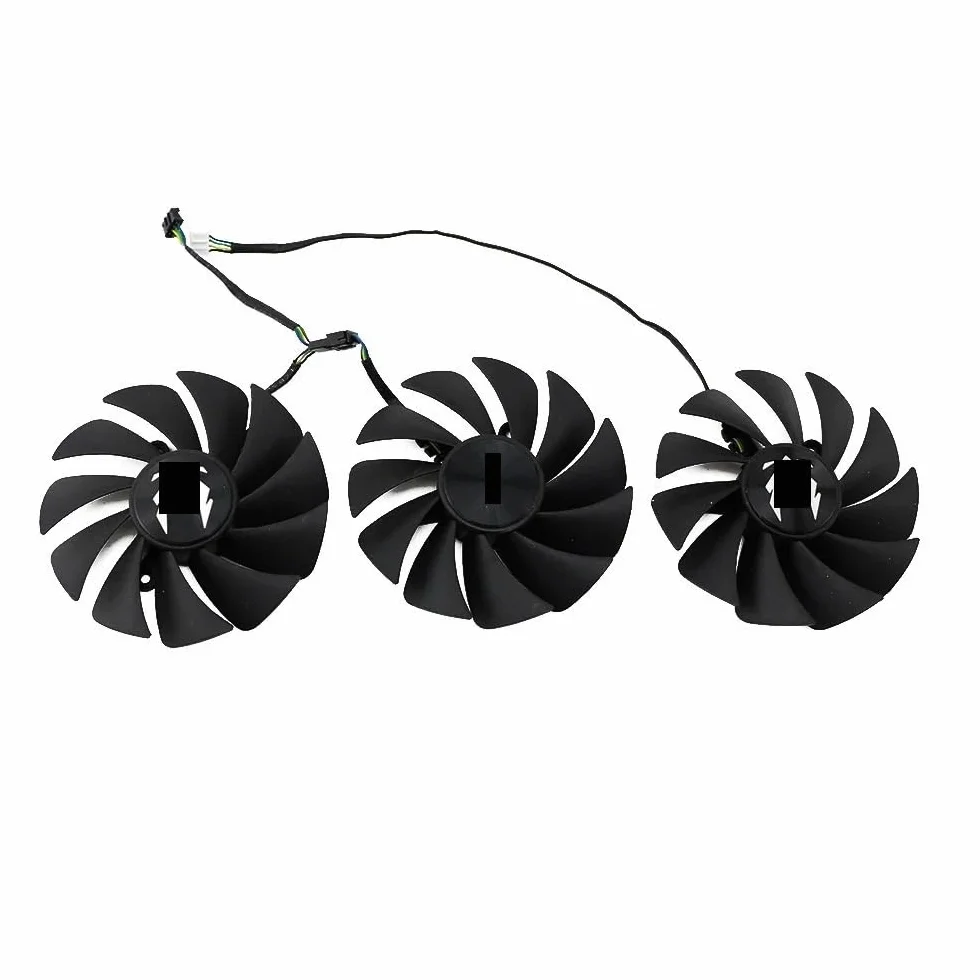 CF9015H12S do ZOTAC GeForce RTX 3070 3080 Ti 3090 AMP Holo wentylator chłodzący karty graficznej 87 mm 4PIN GPU wentylator chłodzący RTX3080 (3 wentylator)