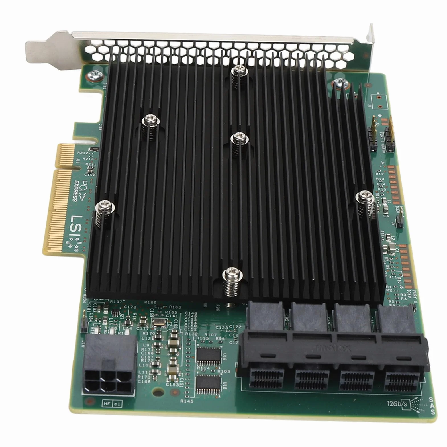 Karta LSI SAS 9300 16I HBA, Szybki Transfer 12 Gb/s, 16 Portów PCIe 3.0, Kompatybilna z VMware, możliwość Podłączenia urządzeń Zewnętrznych