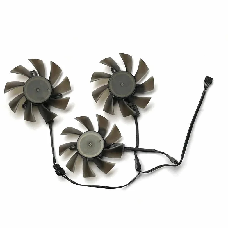Komputer chłodzący część 1 partia AMD Radeon VII FD8015H12S 75MM Fan GPU AMD Radeon VII FD7010H12S, kompatybilny z wentylatorem chłodzącym kartę graficzną RX VII 16G