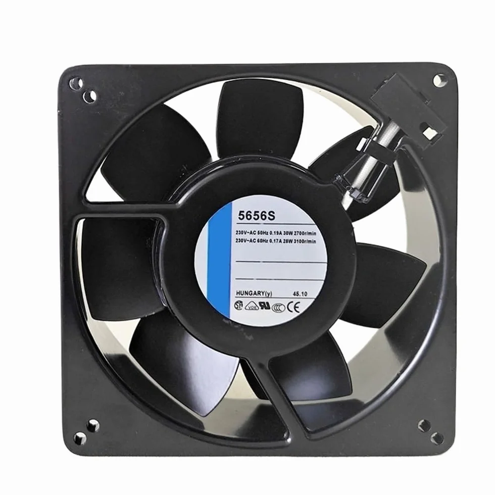 Cooling Fan 5656S AC 230V 0.19A 30W 13538 135X135X38 2PIN(Plastic Fan Blades)