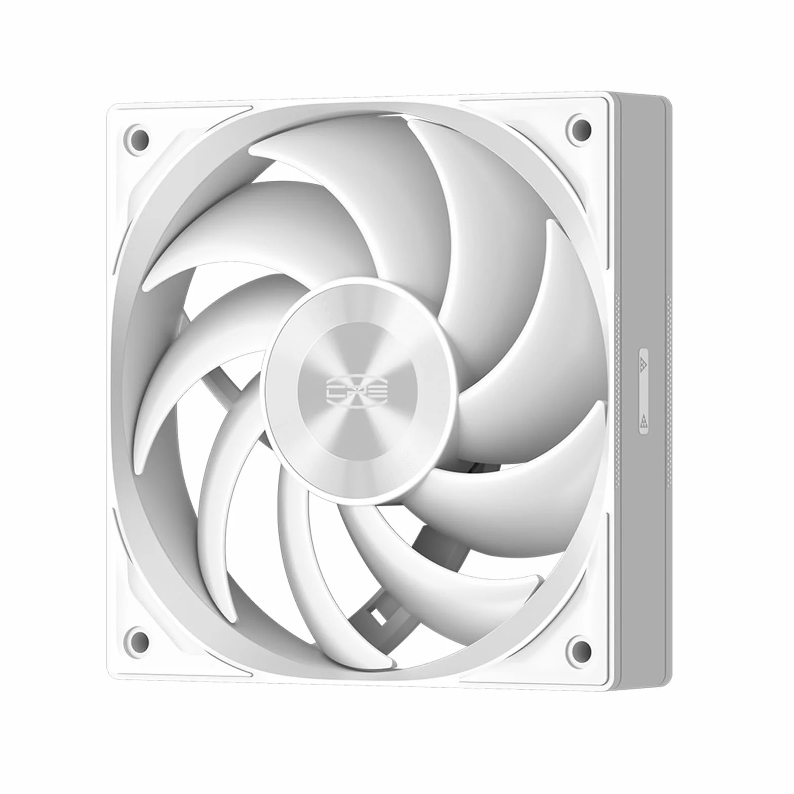 PCCOOLER F5 R120 Wentylatory do obudowy, 120 mm PWM 4-pinowe wentylatory FDB, wentylator do komputera Daisy 2200 RPM, 86CFM 3.2 mmH2O 3 tryby wentylatora do obudowy PC, biały, 1 sztuki