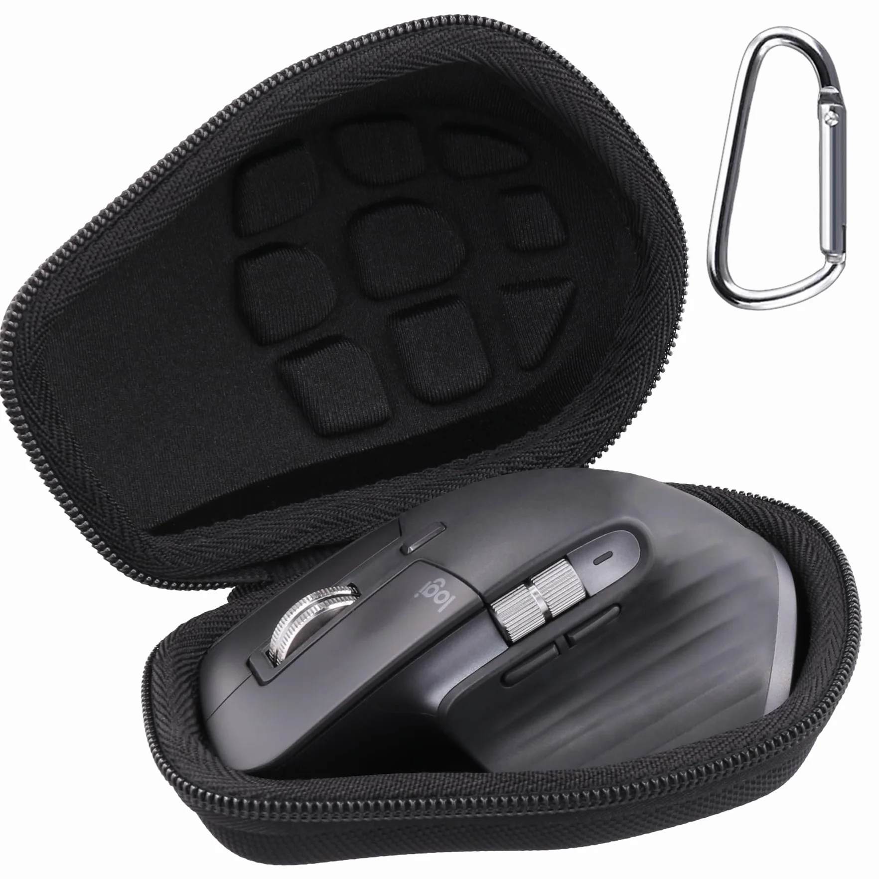 Aenllosi Do Logitech MX Master 4/3/3S/2S bezprzewodowa mysz twarda ochronna torba do przechowywania, czarna (tylko etui)