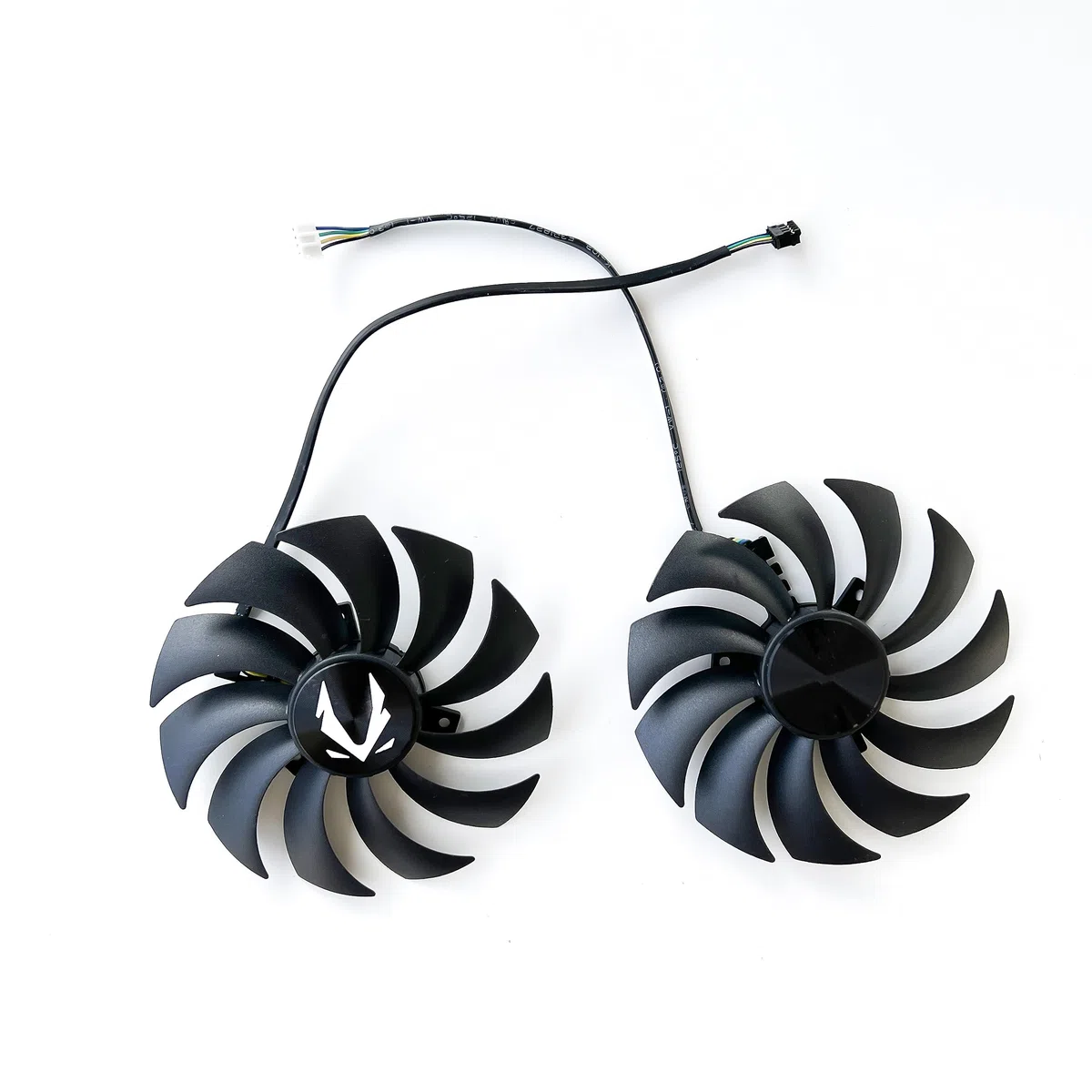 SISS Wentylator karty graficznej chłodzący do Zotac Gaming RTX 3070 AMP Holo Fan zamiennik GAA8S2U, średnica wentylatora 100 mm, zestaw 2 sztuk