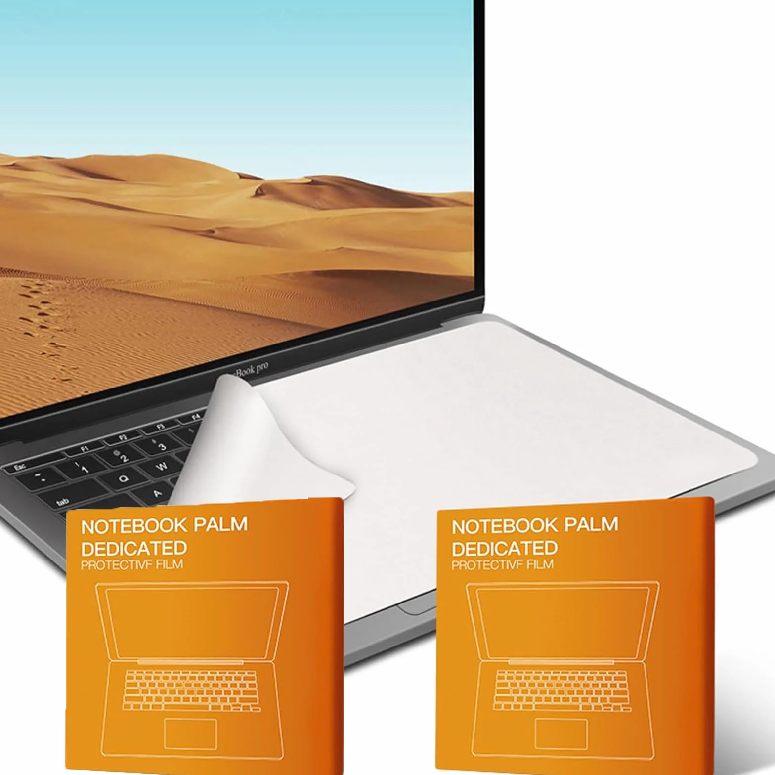 2 x klawiatura do Macbooks Pro 15" / 16", osłona klawiatury z mikrofibry, osłona klawiatury, ściereczka do czyszczenia, ochraniacz ekranu z klawiaturą, wkładka z mikrofibry i 2 szt